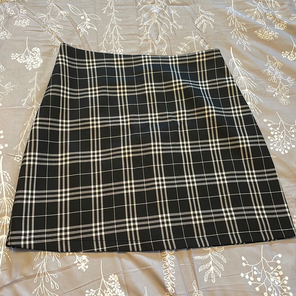 Plaid skirt